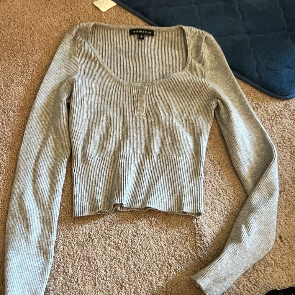 Kendall & Kyle Large Ribbed Blouse - image 2